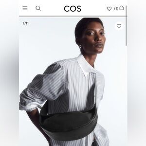 COS leather swing crossbody